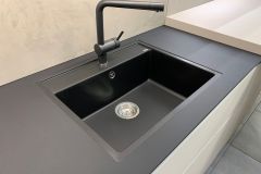 LEICHT F45: Spülbecken aus Silgranit